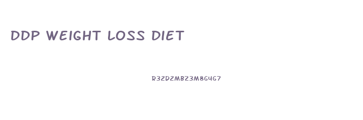 Ddp Weight Loss Diet