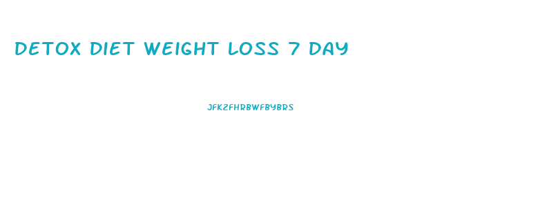 Detox Diet Weight Loss 7 Day