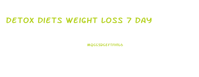 Detox Diets Weight Loss 7 Day