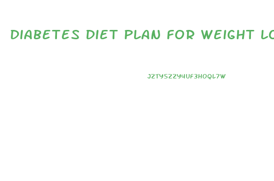 Diabetes Diet Plan For Weight Loss Pdf
