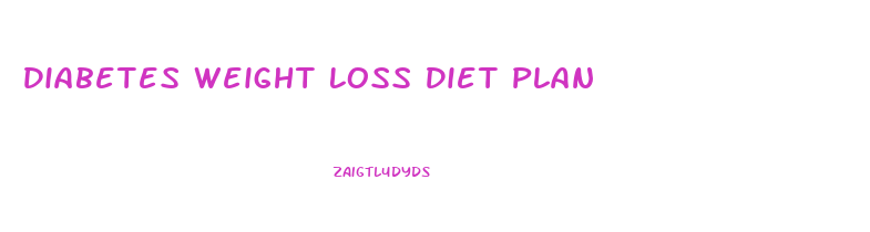 Diabetes Weight Loss Diet Plan