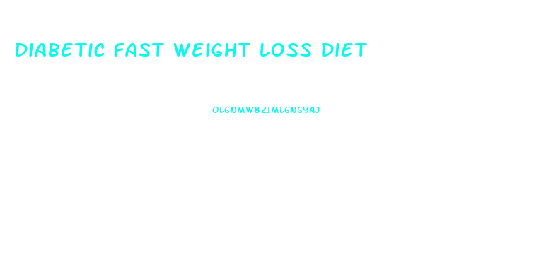 Diabetic Fast Weight Loss Diet