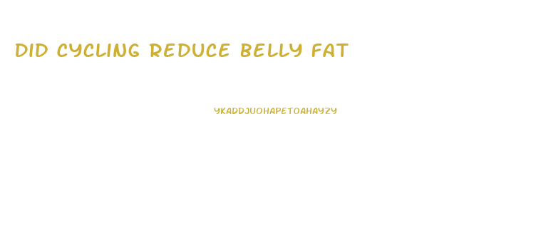 Did Cycling Reduce Belly Fat