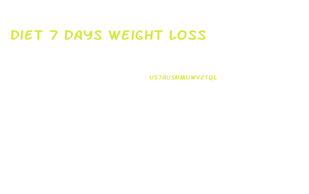 Diet 7 Days Weight Loss