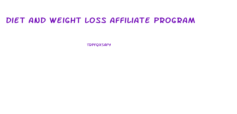 Diet And Weight Loss Affiliate Program