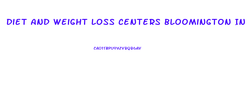 Diet And Weight Loss Centers Bloomington In