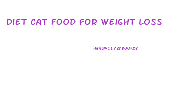 Diet Cat Food For Weight Loss