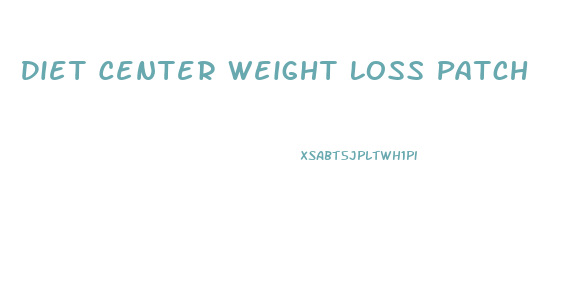 Diet Center Weight Loss Patch