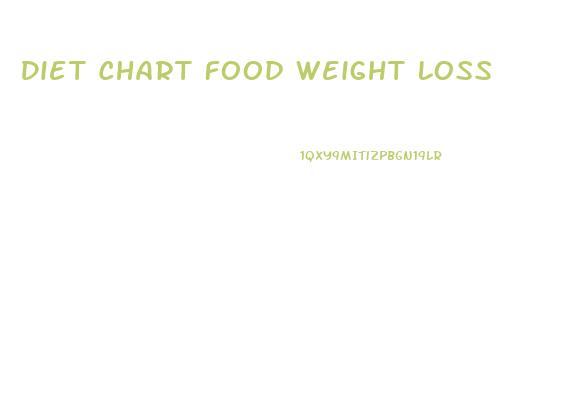 Diet Chart Food Weight Loss