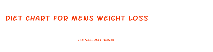 Diet Chart For Mens Weight Loss