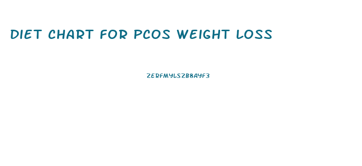 Diet Chart For Pcos Weight Loss