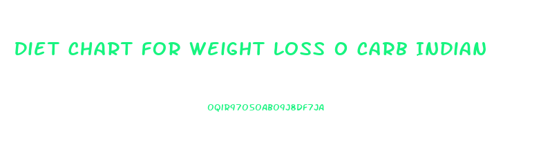 Diet Chart For Weight Loss 0 Carb Indian