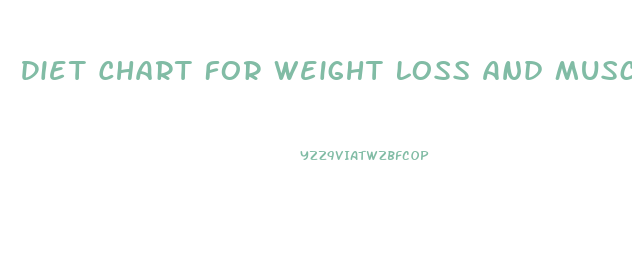 Diet Chart For Weight Loss And Muscle Gain