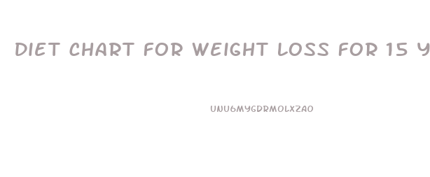 Diet Chart For Weight Loss For 15 Year Boy