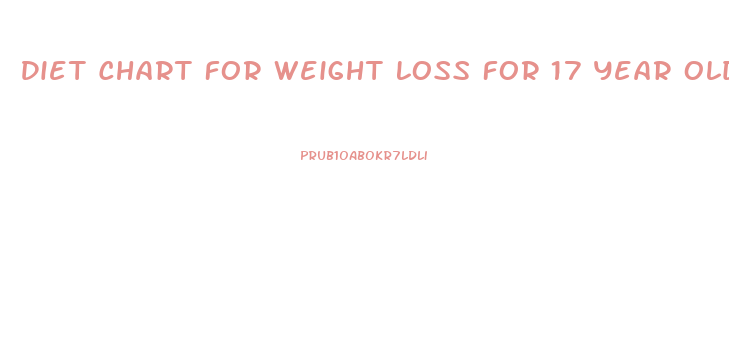 Diet Chart For Weight Loss For 17 Year Old Female