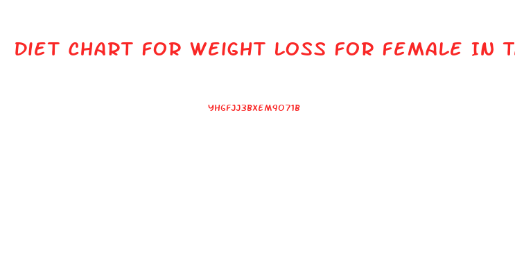 Diet Chart For Weight Loss For Female In Tamilnadu