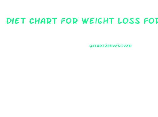 Diet Chart For Weight Loss For Female Teenager