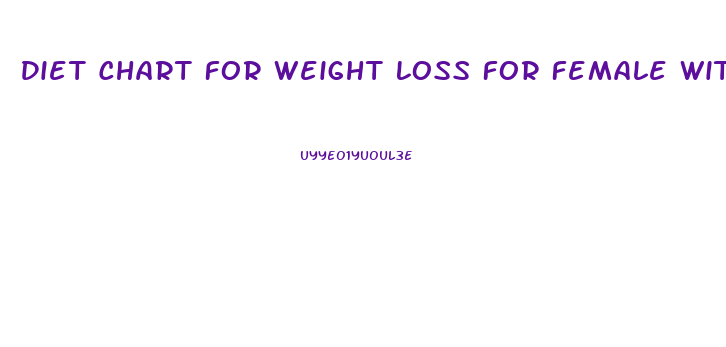 Diet Chart For Weight Loss For Female With Thyroid