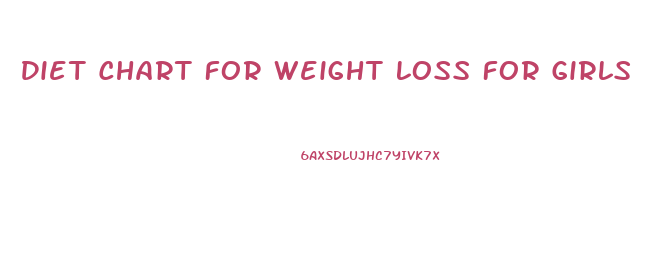 Diet Chart For Weight Loss For Girls