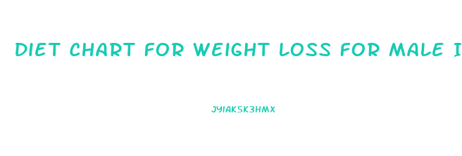 Diet Chart For Weight Loss For Male In India