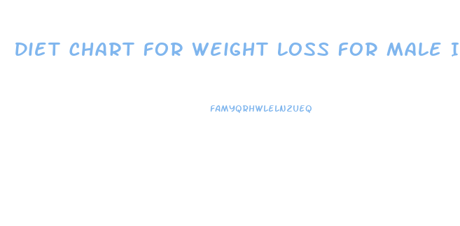Diet Chart For Weight Loss For Male Indian