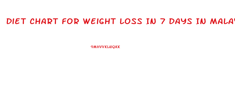 Diet Chart For Weight Loss In 7 Days In Malayalam