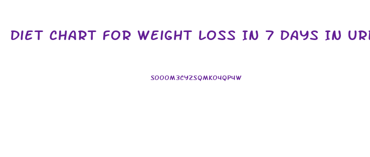 Diet Chart For Weight Loss In 7 Days In Urdu