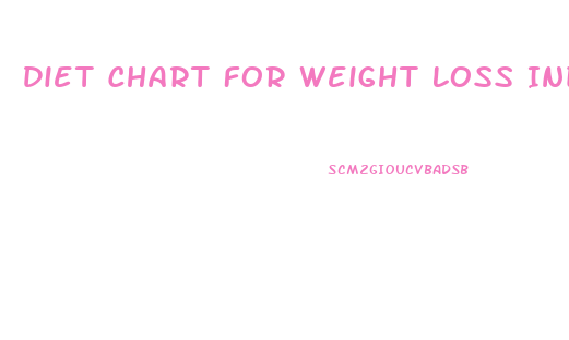 Diet Chart For Weight Loss Indian Food