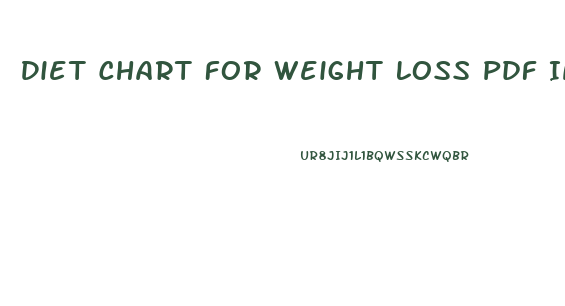 Diet Chart For Weight Loss Pdf In Hindi