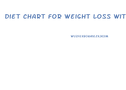 Diet Chart For Weight Loss With Calories