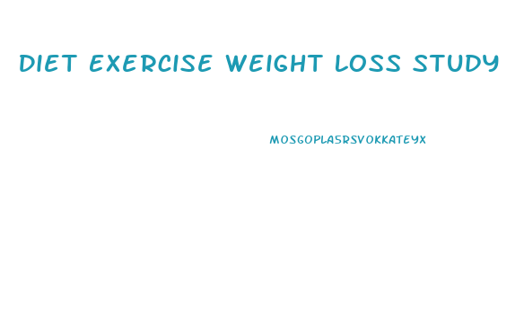 Diet Exercise Weight Loss Study
