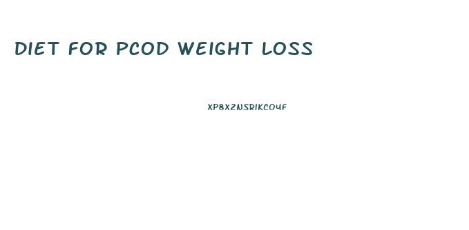 Diet For Pcod Weight Loss