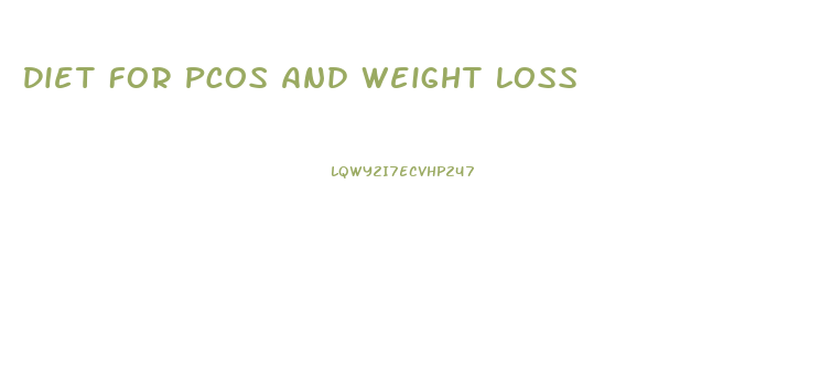Diet For Pcos And Weight Loss