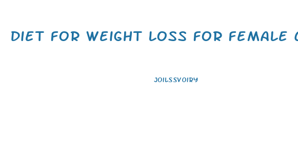 Diet For Weight Loss For Female Chart