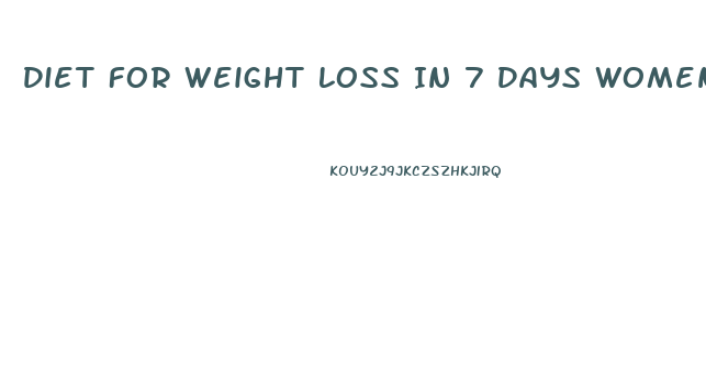 Diet For Weight Loss In 7 Days Womens Health