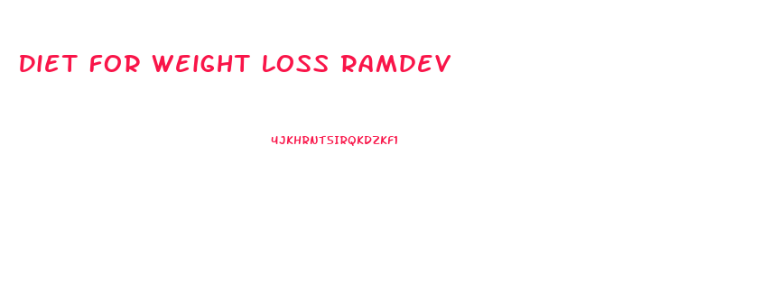 Diet For Weight Loss Ramdev