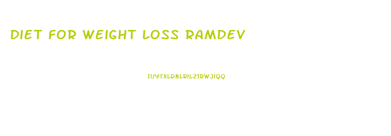 Diet For Weight Loss Ramdev