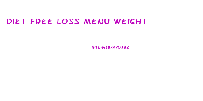 Diet Free Loss Menu Weight