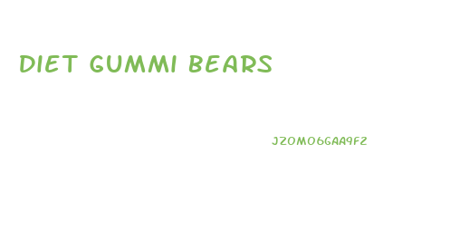 Diet Gummi Bears