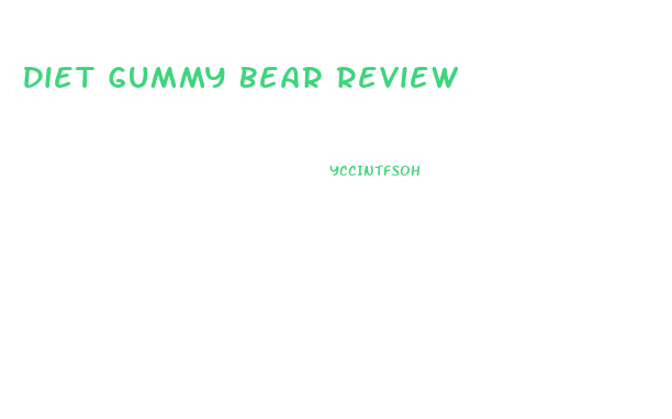 Diet Gummy Bear Review