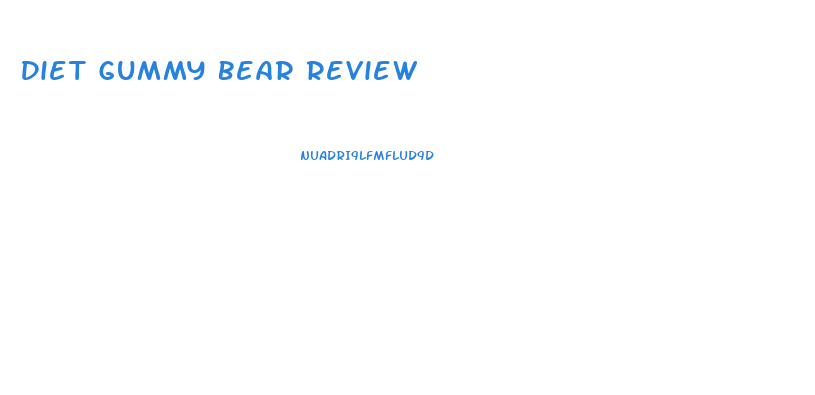 Diet Gummy Bear Review