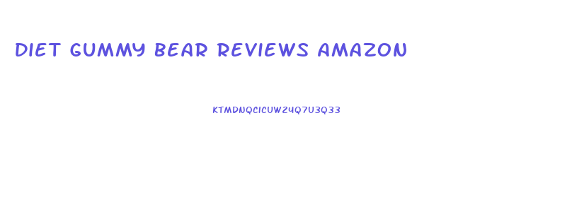 Diet Gummy Bear Reviews Amazon