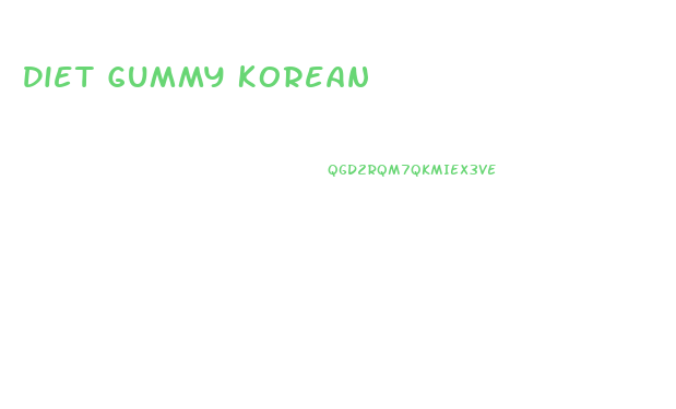 Diet Gummy Korean