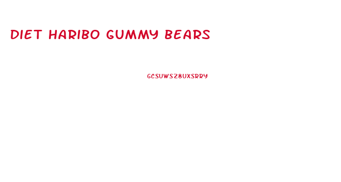 Diet Haribo Gummy Bears