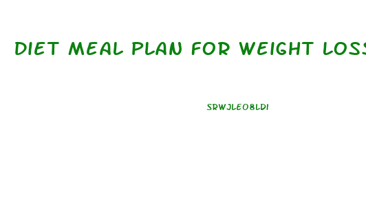 Diet Meal Plan For Weight Loss During Menopause