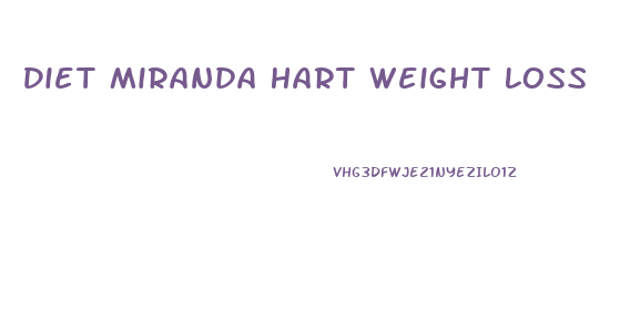 Diet Miranda Hart Weight Loss