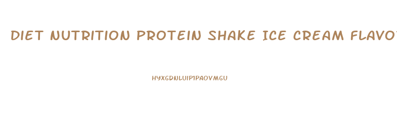 Diet Nutrition Protein Shake Ice Cream Flavor Weight Loss