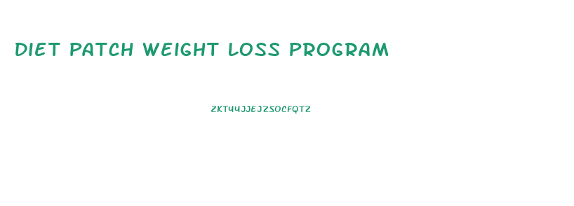 Diet Patch Weight Loss Program