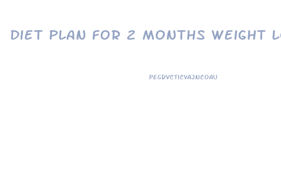 Diet Plan For 2 Months Weight Loss