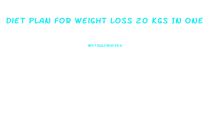 Diet Plan For Weight Loss 20 Kgs In One Month